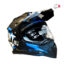 کلاه کاسکت فک ثابت اندرو راپیدو مدل 632 blk-blu